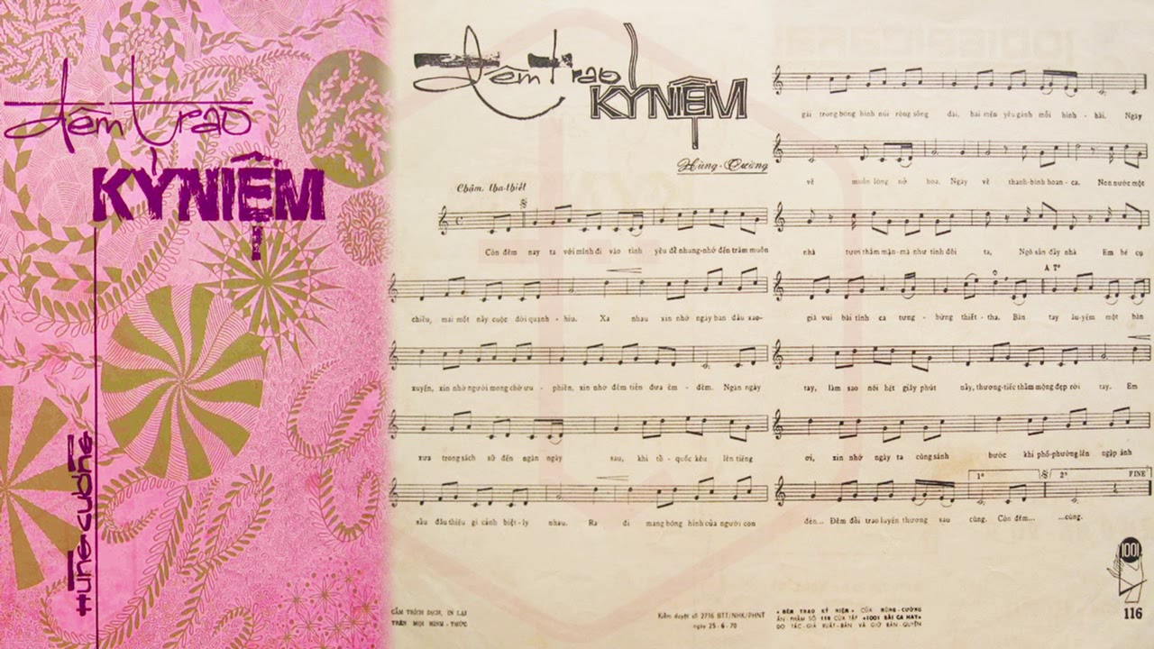 Tờ Nhạc Xưa Trước 1975