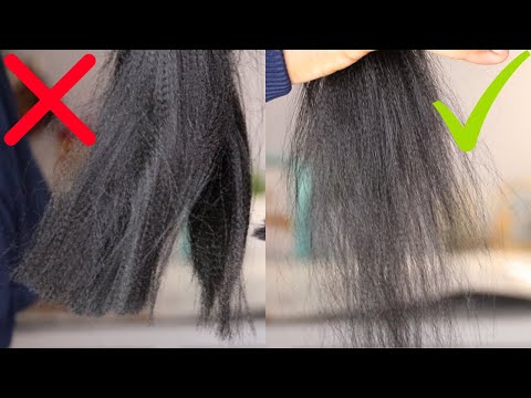 HOW TO STRETCH AND FEATHER BRAIDING HAIR | X-Pression Kanekalon Braiding Hair | RITA OKOLO