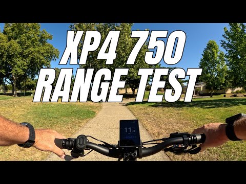 Lectric XP4 750 Range Test - How Far On Battery Only?