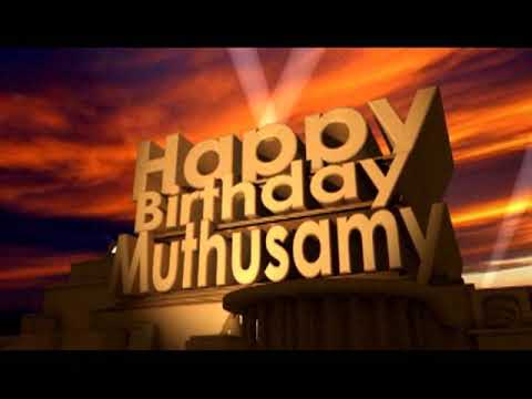 Happy Birthday Muthusamy