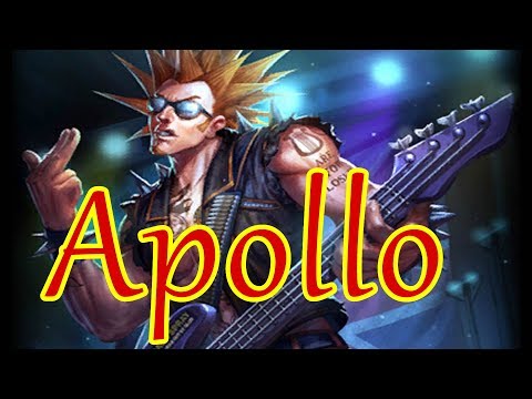 SMITE Apollo ADC (Apollo tower shred build) ~ AFK farm + kill towers EZ