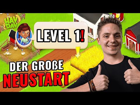 LEVEL 1! DER GROße NEUSTART! Hay Day 😲😍