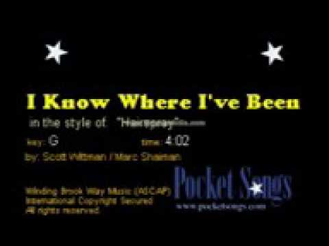 I know where I've been hairspray karaoke