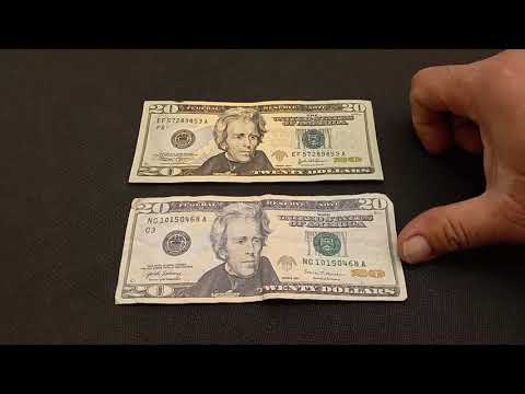 COUNTERFEIT $20 BILL