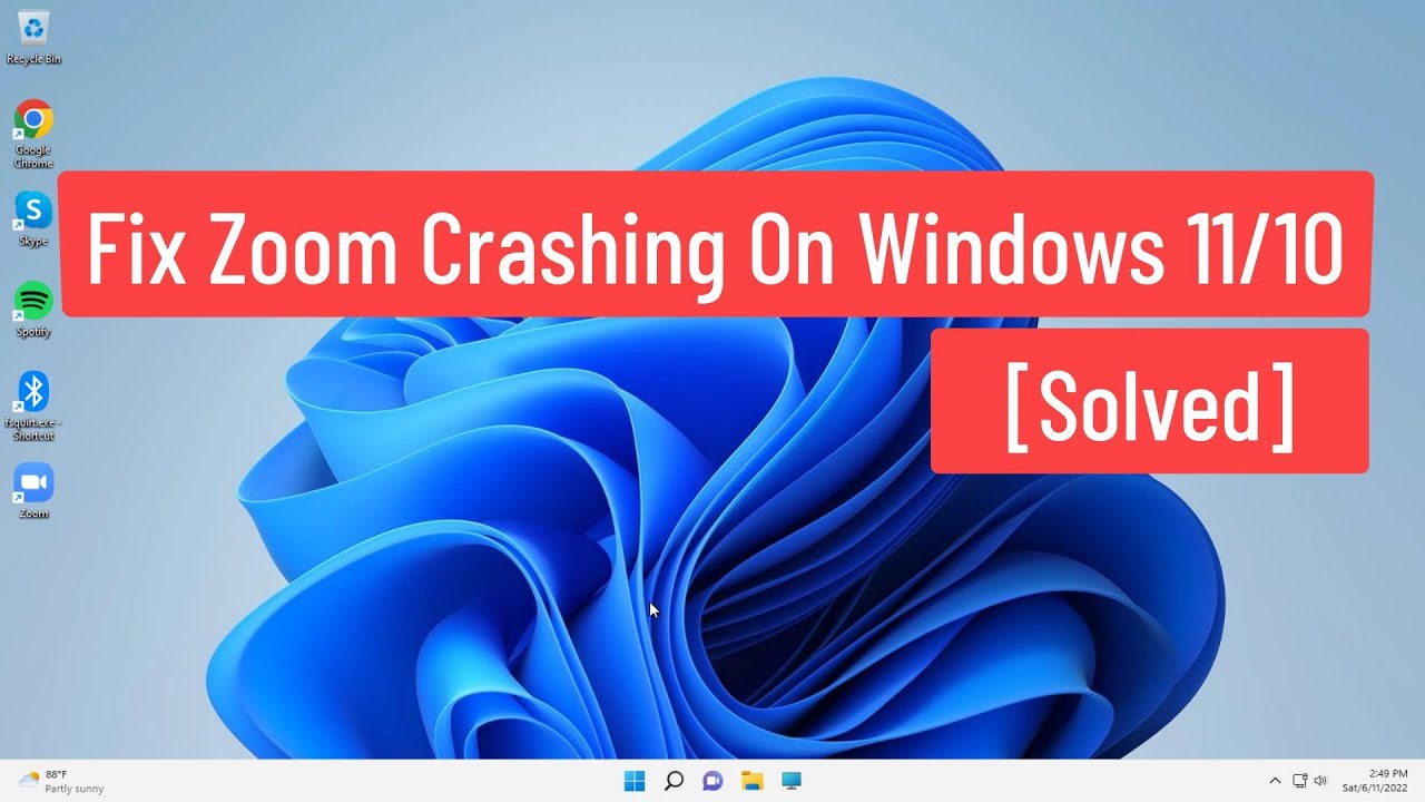 Memperbaiki Zoom yang Crash di Windows 11/10 [Teratasi]