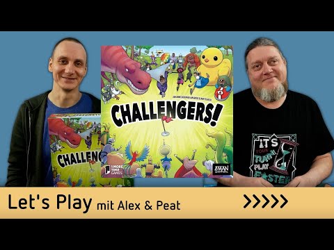 Challengers! – Brettspiel –Let´s Play- mit Alex & Peat