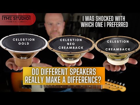 Do different Speakers In Guitar Amps Really Make A difference? - Celestion Shootout.