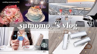 日常vlog.夫婦になりました💍|結婚した大阪在住OLのドタバタ日常vlog🏠|入籍直後に体調不良😵‍💫|記念日ディナー,テレワーク,夏用のかけ布団を買う🎐