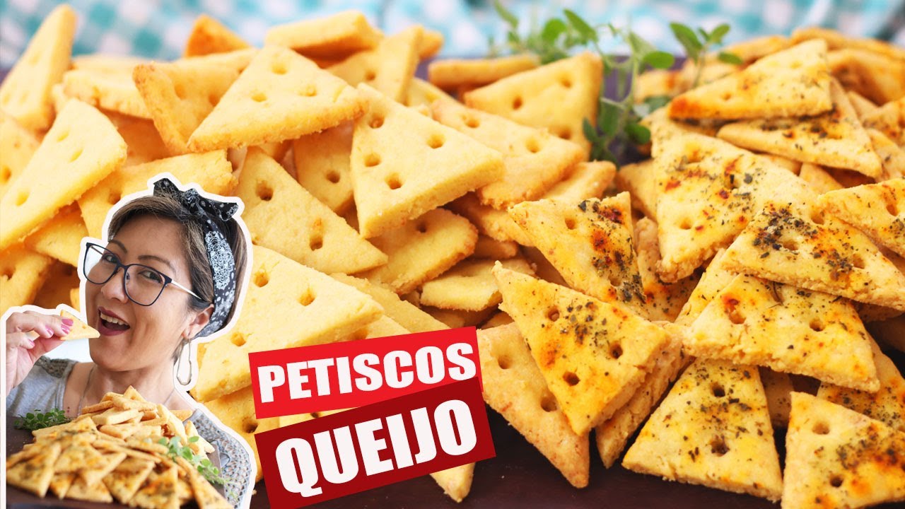 BISCOITINHO DE QUEIJO COM 4 INGREDIENTES - FÁCIL E RENDE MUITO