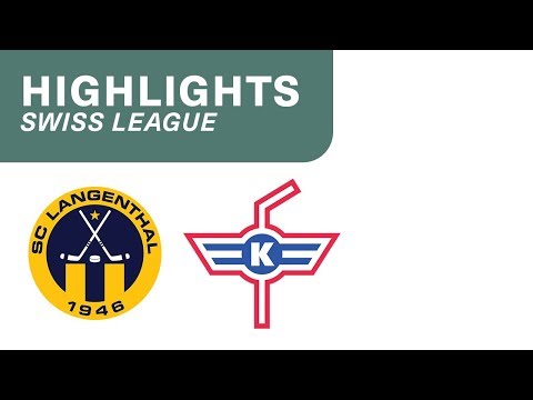 SC Langenthal vs. EHC Kloten 2:3 n.V. – Highlights Swiss League