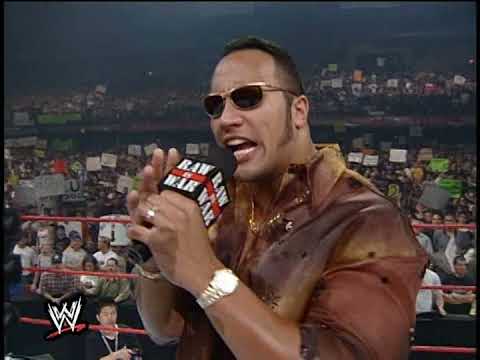 WWF Monday Night Raw - The Rock Promo; The Big Slow (1999-08-09)