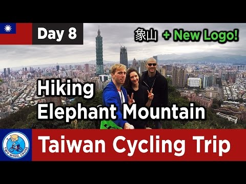 Hiking Elephant Mountain + New Logo!  Taiwan Cycling Trip #8