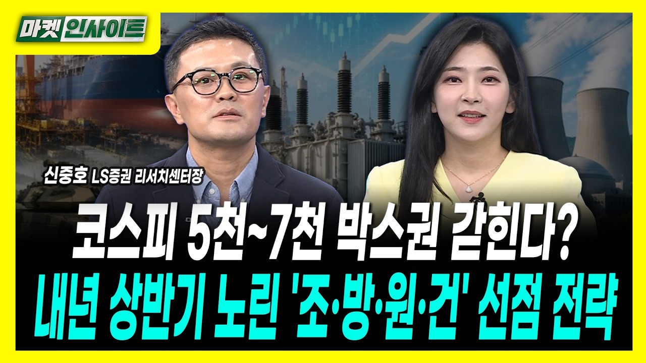 코스피 5천~7천 박스권 갇힌다? 내년 상반기 노린 ‘조·방·원·건’ 선점 전략ㅣ신중호 LS증권 리서치센터