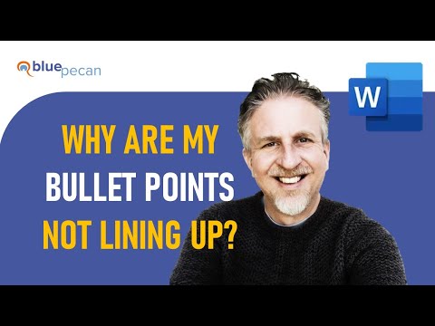 How to Align Misaligned Bullet Points in Microsoft Word - SUPER QUICK!