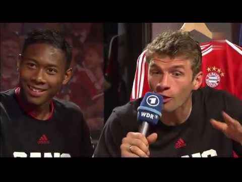 Thomas Müller und Markus Babbel imitieren Hermann Gerland