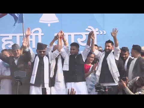 जनकपुरमा बालेन र रवि लामिछानेको क्रेज: लाग्यो अबकी बार बालेन सरकारको नारा