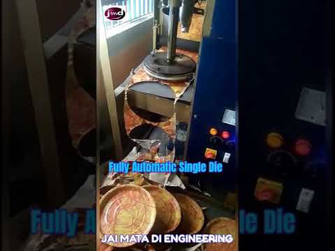 Fully Automatic Single Die Paper Plate Making Machine