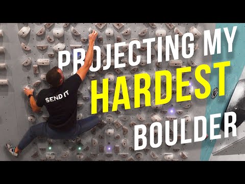 My FIRST V6 on the Tension Board | One Session Boulder Project