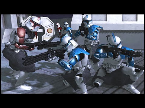 The REPUBLIC LABYRINTH Bunker! - Men of War: Star Wars Mod Battle Simulator