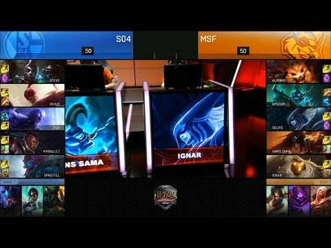 S04 vs MSF Game 4 Highlights - FC SCHALKE 04 vs MISFITS 2017 EULCS PROMOTION TOURNAMENT