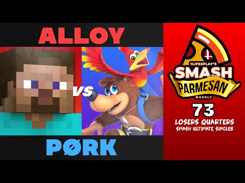 alloy vs Pørk - Smash Ultimate Singles Losers Quarters Smash Parmesan 73 - Steve vs Banjo and Kazoo