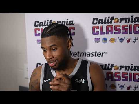 Blake Wesley Postgame vs. Lakers | San Antonio Spurs | 7.5.2023