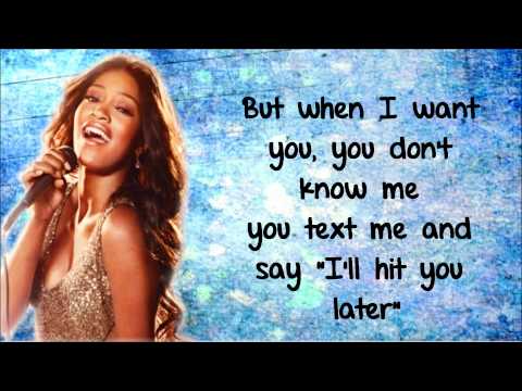 download lagu mp3 mp4 Keke Palmer I Love You I Hate You, download lagu Keke Palmer I Love You I Hate You gratis, unduh video klip Keke Palmer I Love You I Hate You