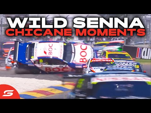 WILD Adelaide Street Circuit Senna Chicane Moments | 2025 Repco Supercars Championship
