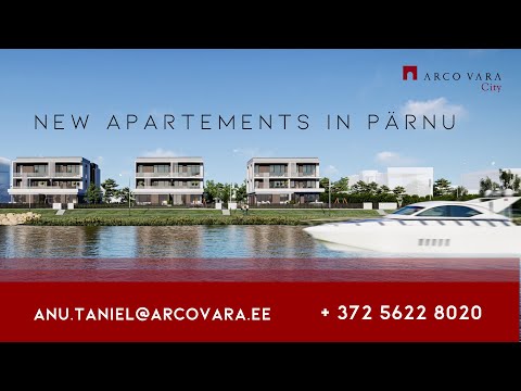 New riverside apartments in Pärnu, Rääma 9a!