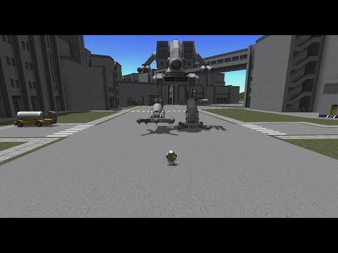 Kerbal Megablast - Mechs! Motorcycle! Madness!