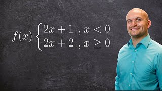 How to Evaluate a piecewise function