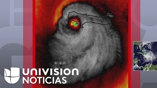 Imagen de una calavera en fotografía satelital de Matthew Imagen de una calavera en fotografía satelital de Matthew