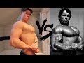 Natural Bodybuilder VS Arnold Schwarzenegger's Workout | Chest & Back