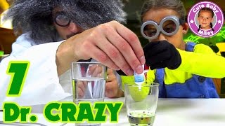 KINDER  FARBSPIEL EXPERIMENT |  Verrückter Professor Doc Crazy ist Sauer | CuteBabyMiley