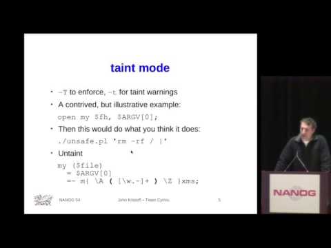 Tutorial: Intermediate Perl Scripting for Network Operators