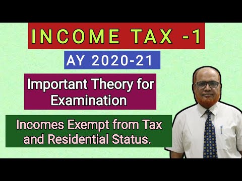 Income Tax 1 I Income Tax Act 1961 I AY 2020 21 I Introduction II Part 1 I Khans Commerce Tutorial