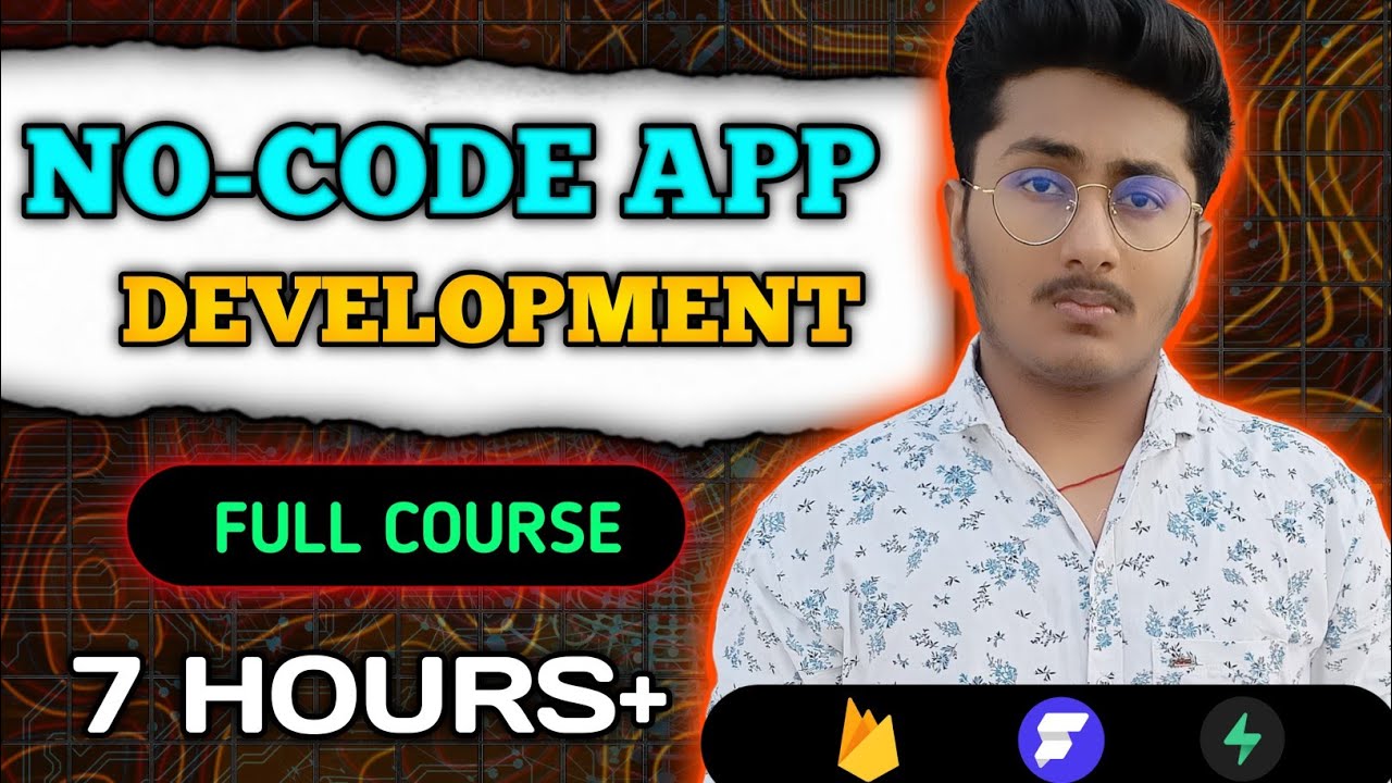 FREE App Development Full Course without CODING using Flutter Flow  (4 Practical Project) 2024