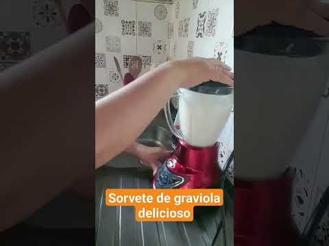 #sorvete 🍦 de graviola super f&aacute;cil de fazer#