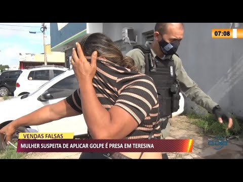 Casal aplica golpes em Demerval Lobão e mulher é presa em Teresina 08 03 2021
