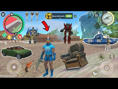 Rope Hero: Vice Town (Superhero Drive Chair Ball) Purchase New Avatar 2.0  - Android Gameplay HD