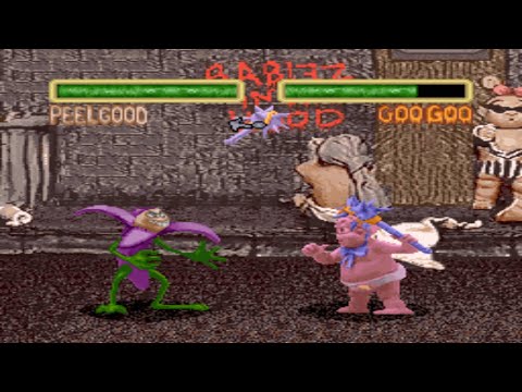 Clay Fighter 2 [SNES] - play as Peelgood