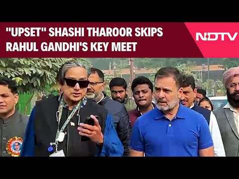 "Upset" Shashi Tharoor Skips Rahul Gandhi's Key Kerala Congress Meet