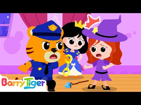 Adventure to Rescue the Princess!｜Halloween Stories for Kids｜Super Police Barry｜Cartoon｜BarryTiger