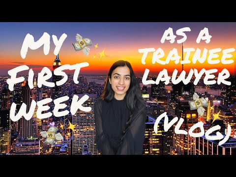 my first week as a trainee corporate lawyer | Inductions, the PSC & Commercial Law | vlog