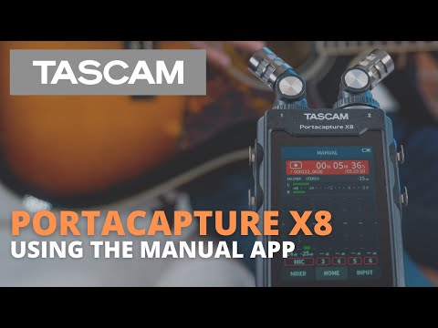TASCAM Portacapture X8 32-bit 8-Channel Multitrack Field TASCAM Portacapture X8 32-bit 8-Channel Multitrack Field