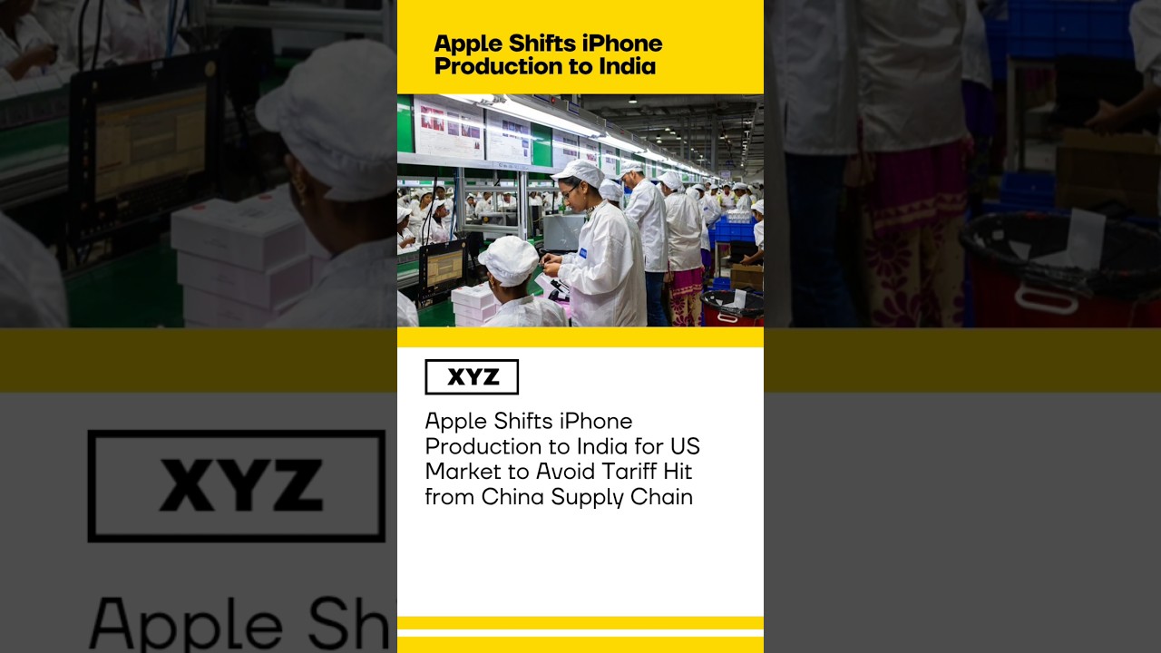 Apple Shifts iPhone Production in India