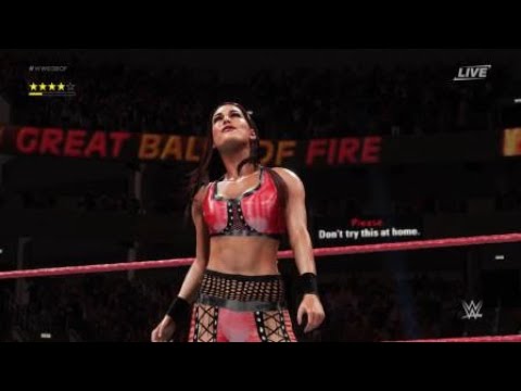 WWE 2K18 Brie Bella VS Liv Morgan