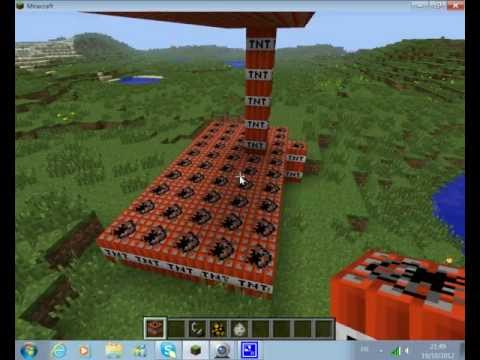 comment poser de la tnt dans minecraft