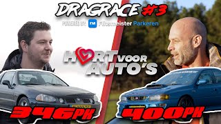 Subaru Impreza (400HP) vs Honda CR-X Del Sol (346HP) DRAGRACE MADNESS EP3