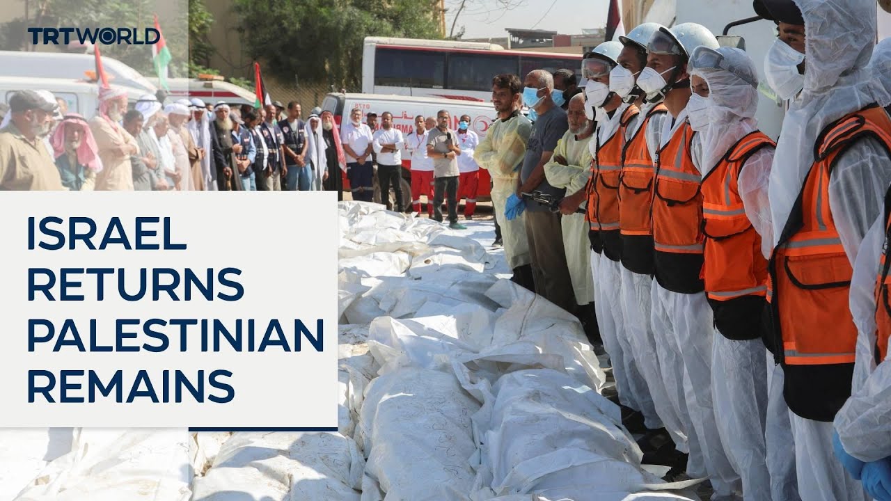 Israel returns remains of Palestinian detainees under ceasefire deal